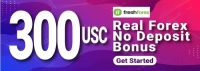 300 USC Real Forex No Deposit Bonus from FreshForex